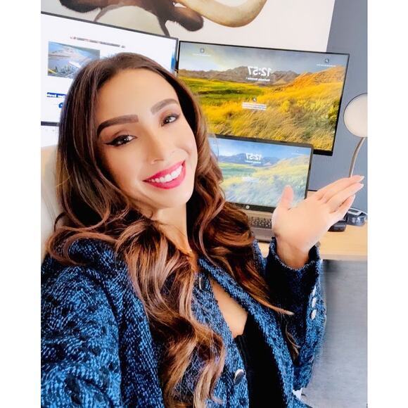 BOSS Royal Blue Tweed Blazer Gold Button Distressed Janoa Jacket Size US 2 - Picture 14 of 14